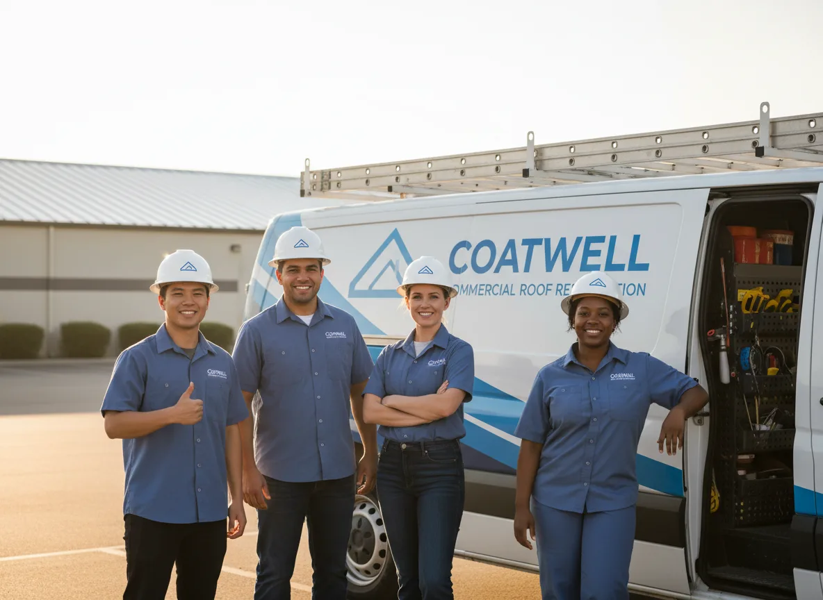 Commercial roof coating company in Amherst, WI
